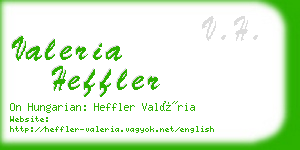 valeria heffler business card